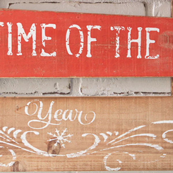 Most Wonderful Time Of The Year Wooden Planked Sign