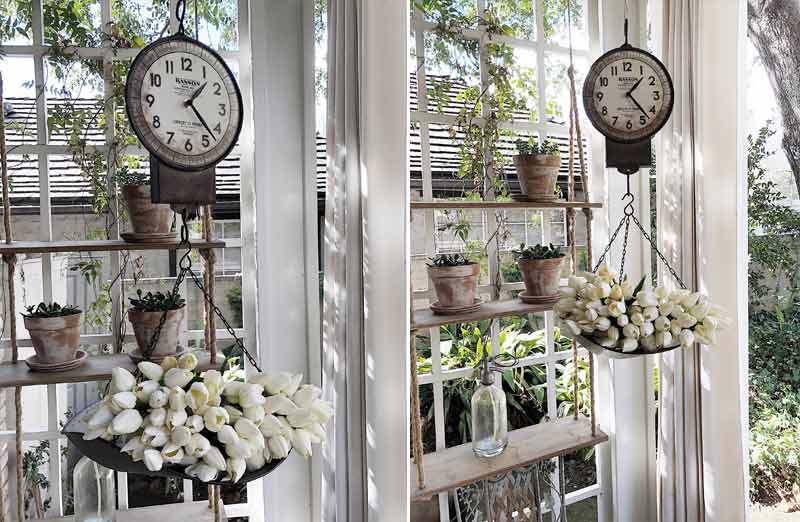 Hanging Produce Scale Clock