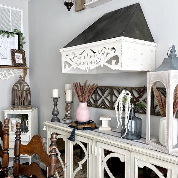 Architectural Wooden and Metal Canopy Hood