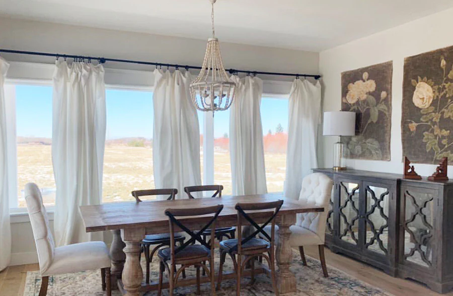 Hand Crafted Wooden Bead Chandelier