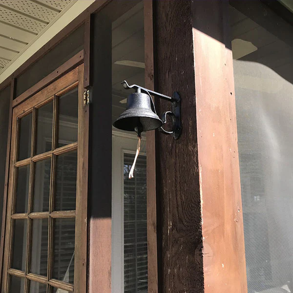 Cast Iron Dinner Bell with Bracket