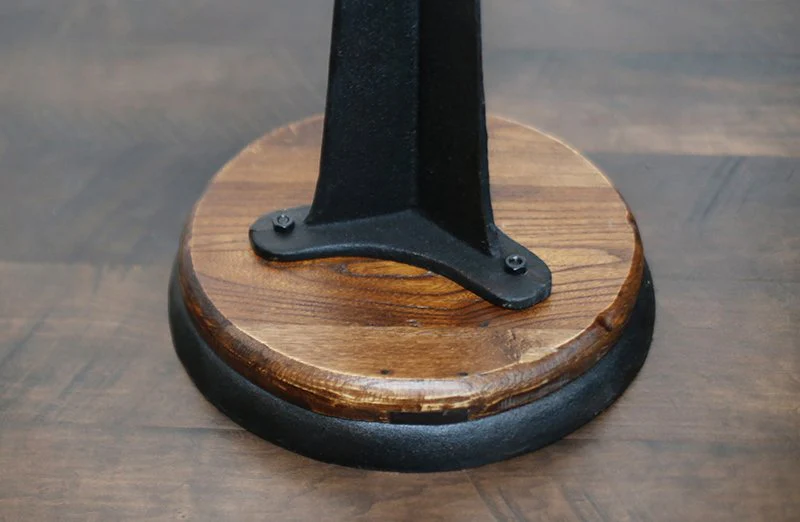 Round Industrial Bar Stool