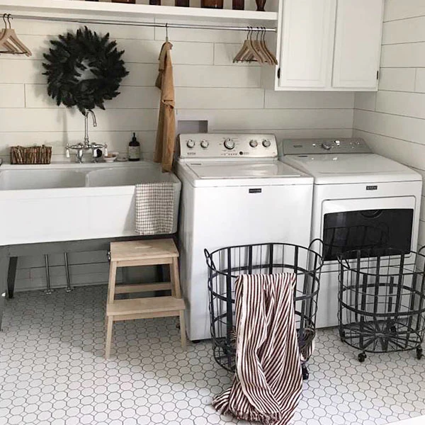 Metal Caged Rolling Storage Baskets, Set of 2