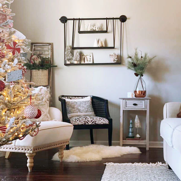 Utilitarian Three-Tiered Open Shelving Unit