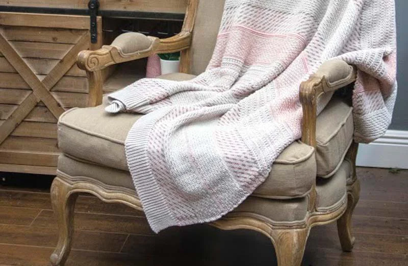 Copper Knit Throw Blanket