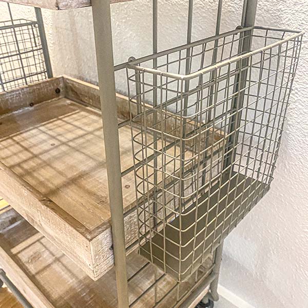 Wood Bar Cart | Functional Farmhouse