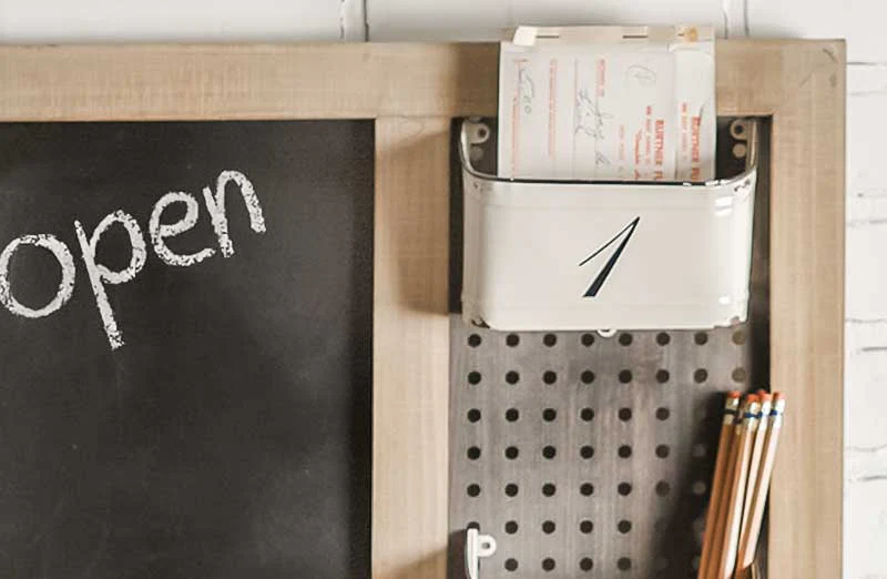 Mail Organizer & Chalkboard