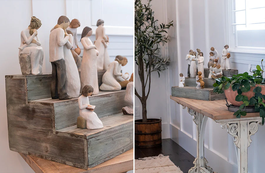 Stair Step Riser Storage Cubby