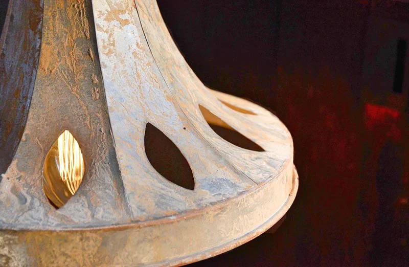 Diamond Pierced Pendant Light