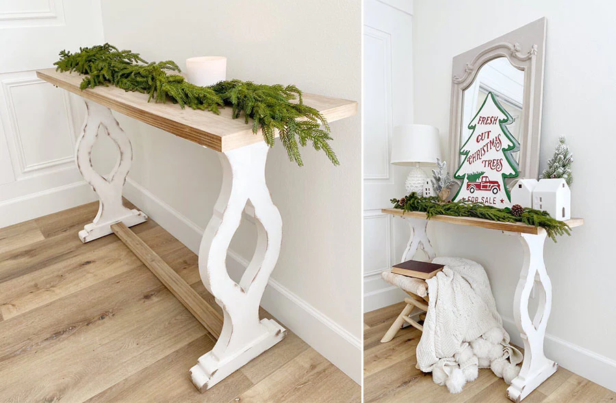 Chippy Corbel Inspired Console Table