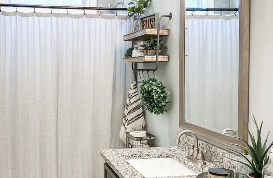 Basket Weave Wall Shelf