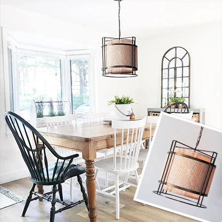 HUGE Nomad Drum Pendant Light