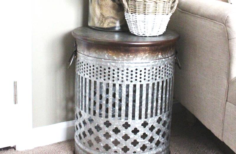Lace Cut Out Accent Table