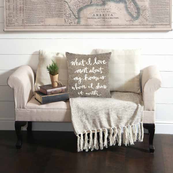 ?What I Love? Throw Pillow