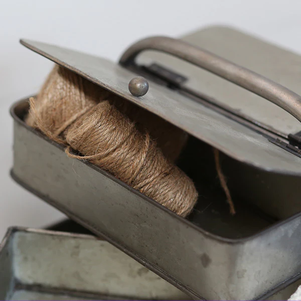 Galvanized Metal Swivel Caddy Organizer