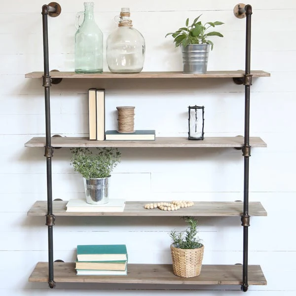 HUGE Open Pipe Shelving Unit