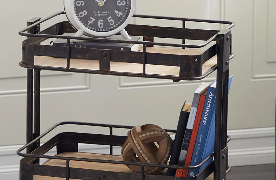Utilitarian Rolling Storage Cart