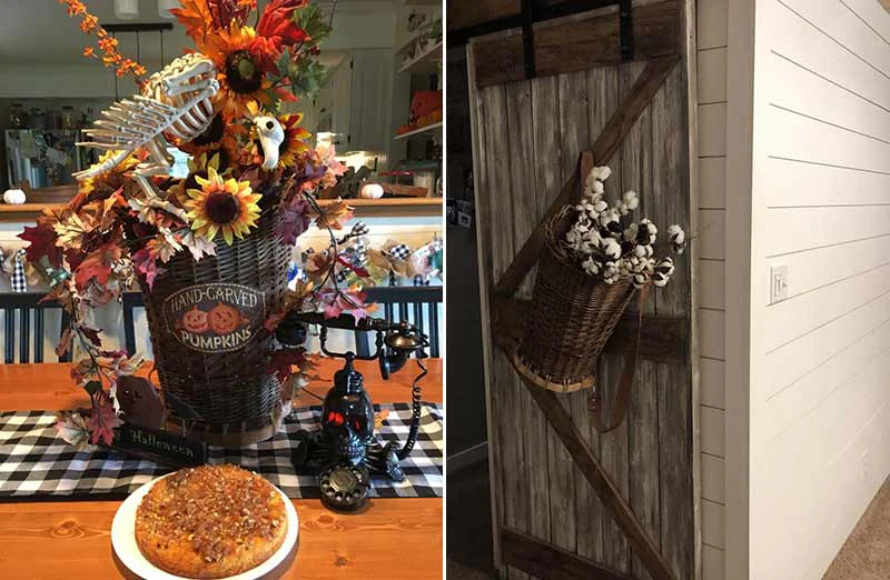 Hanging Woven Willow Basket