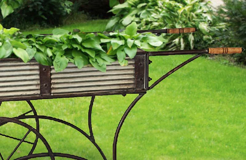 *HUGE* Metal Flower Cart