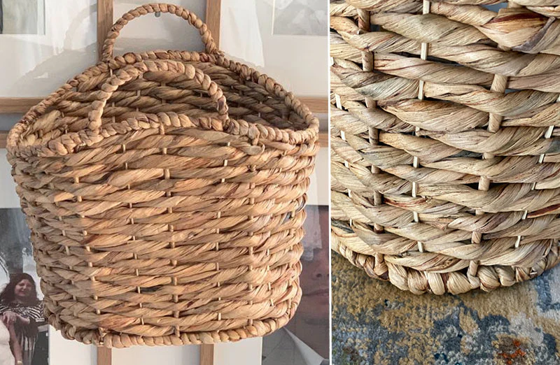 Hyacinth Basket With Handles