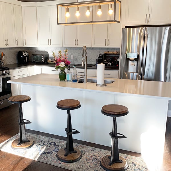 Round Industrial Bar Stool