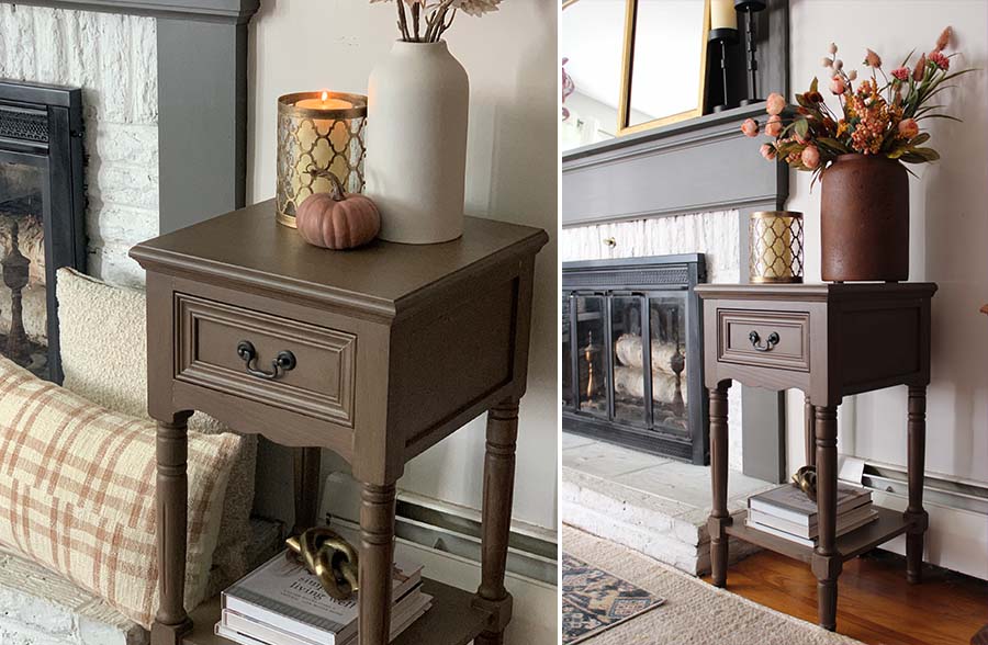 Classic Wooden Side Table with Drawer
