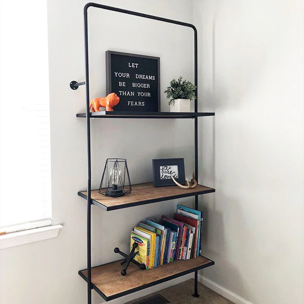 HUGE Industrial Metal Piping Shelf