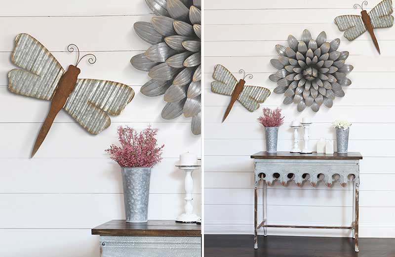 Metal Dragonfly Wall Art