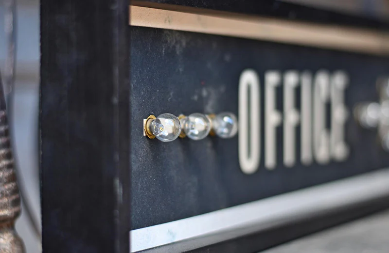 Lighted Office Plaque