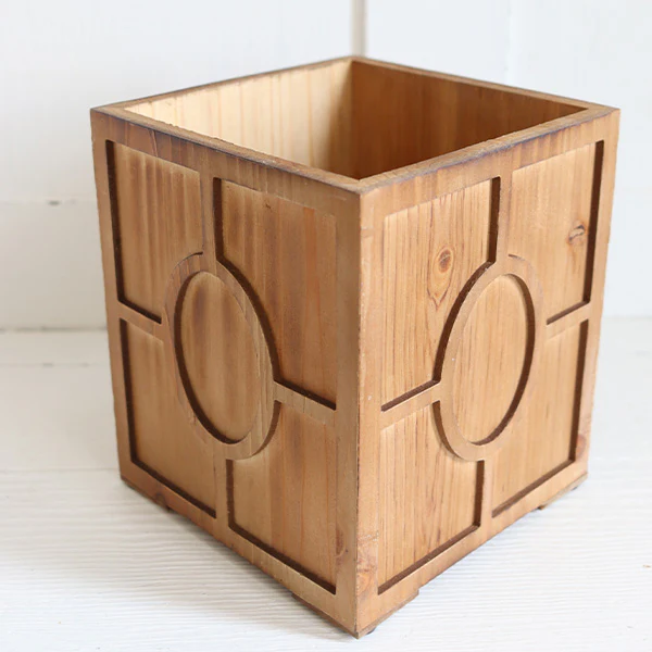 Steal It Box: Spring/Summer 2022 Edition- Natural Wooden Planter Storage Box