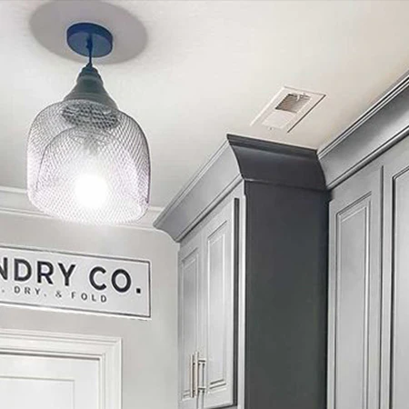 Nested Black Caged Pendant Light