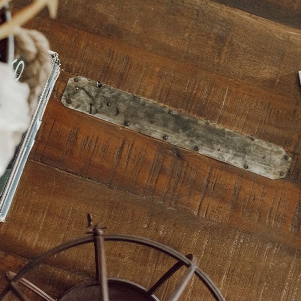 Reclaimed Wood Folding Coffee Table