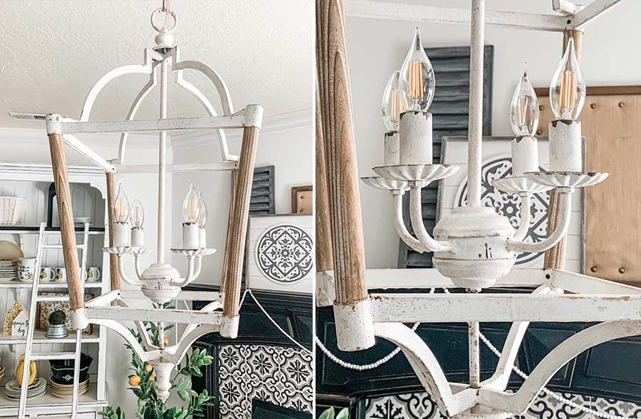 Antique Inspired Pendant Chandelier