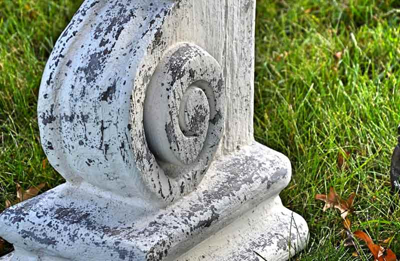 Distressed Corbel Side Table