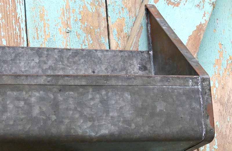 Rustic Wall Trough Planters  Set Of 2