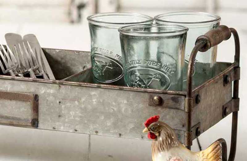 Divided Tray on Stand