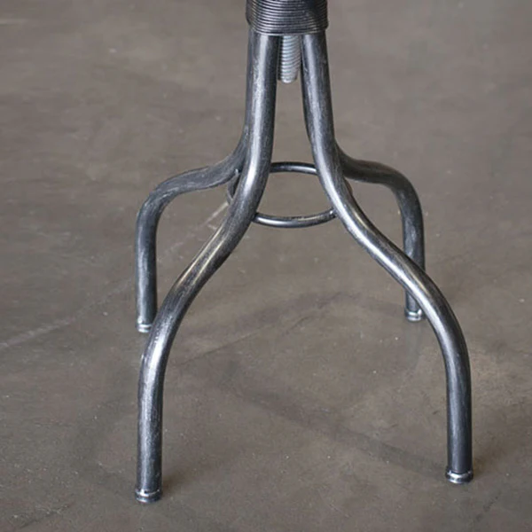 Wooden Top Adjustable Stool