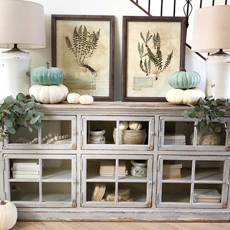 *HUGE* Wooden Framed Botanical Art  Set of 2