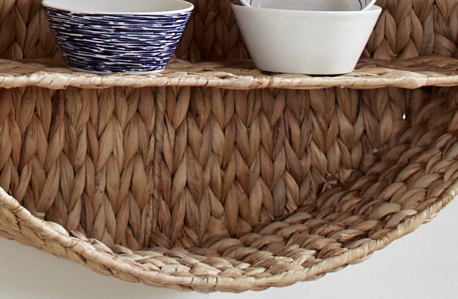 Round Hyacinth Wall Shelf