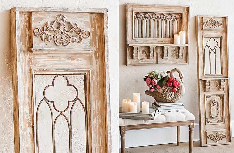 HUGE Ornate Wooden Wall Panel
