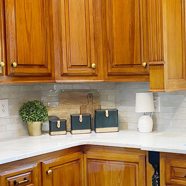 Copper Trim Storage Trunks, Set of 3