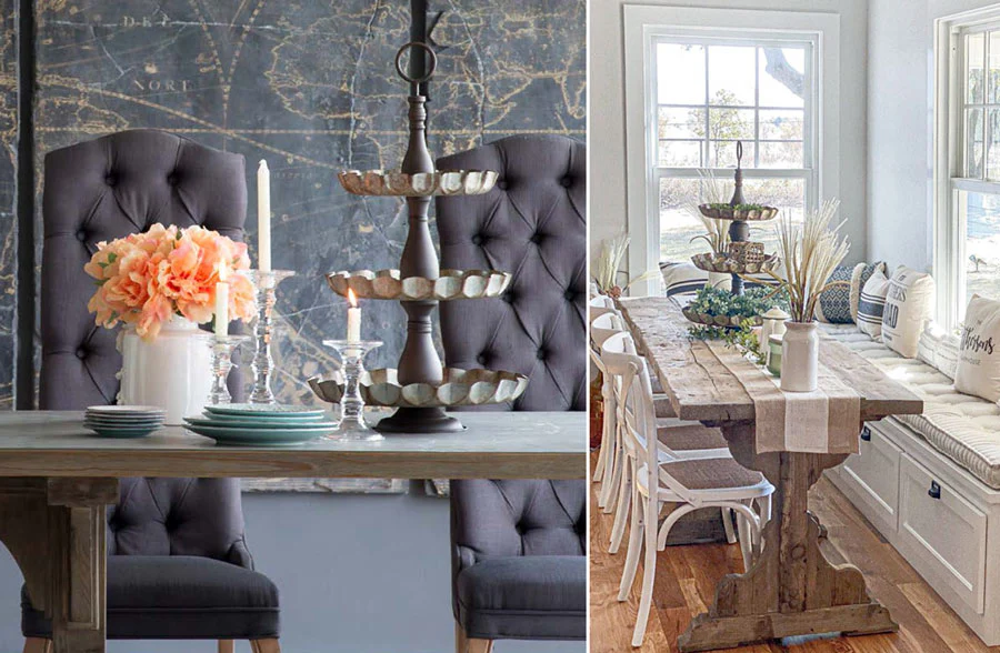 Scalloped Edge Three-Tier Tray