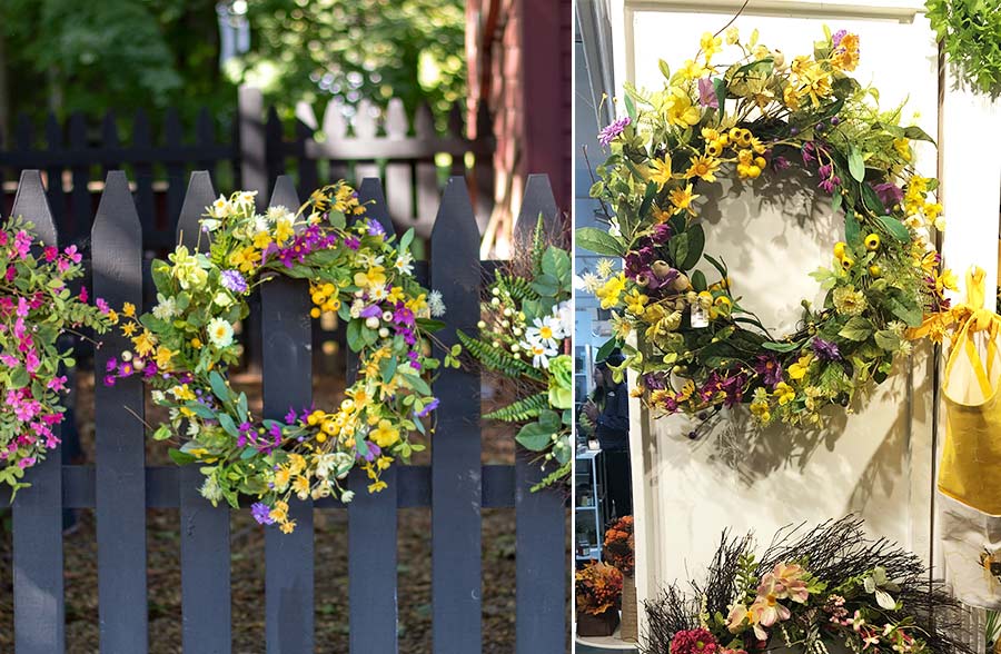 Spring Wildflower And Berries Wreath