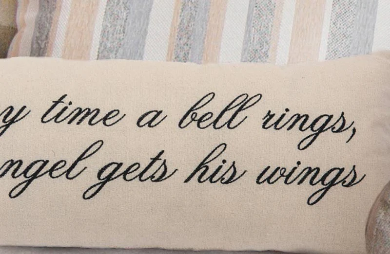 Every Time A Bell Rings Throw Pillow