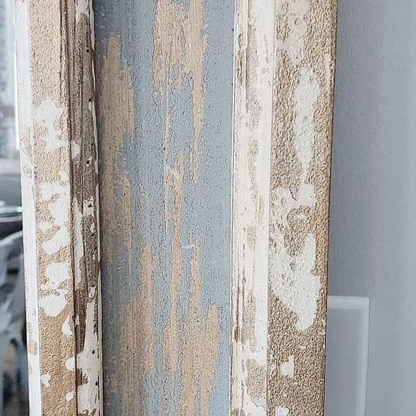 Painted Wooden Mirror