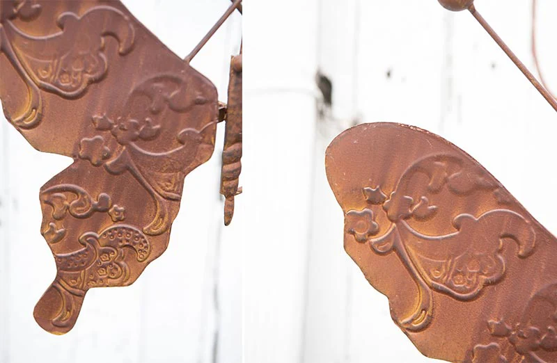 Metal Butterfly Garden Stake