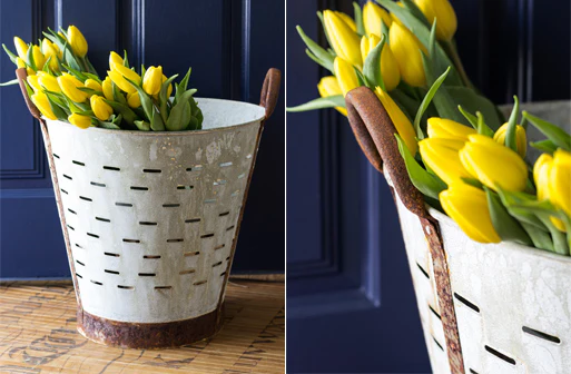 Olive Bucket From The Farms Of Turkey