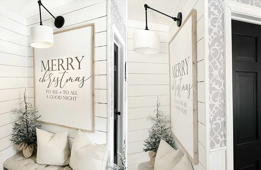 Articulating Arm Linen Drum Shade Sconce