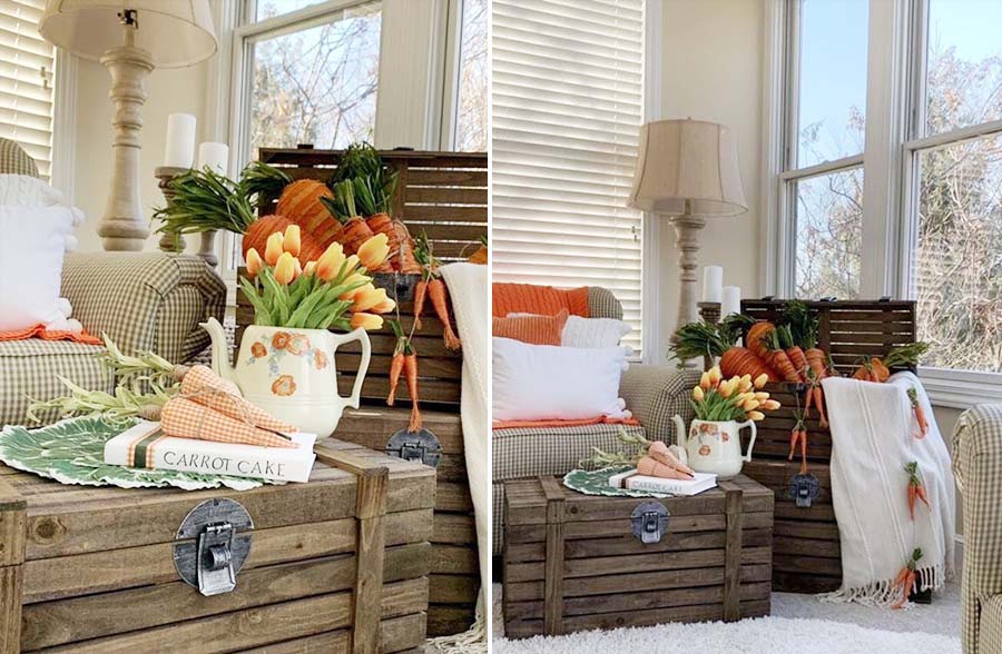 HUGE Wood Storage Trunks, Set of 3