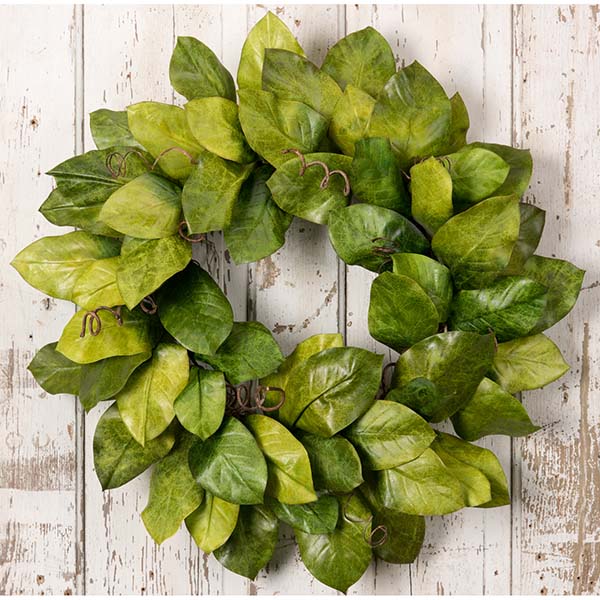 26 Inch Faux Magnolia Wreath